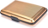 Pasjeshouder - creditcardhouder - mapje voor pasjes - bankpashouder - visitekaartjes houder - card holder wallet - card protector - mannen en vrouwen - Goud