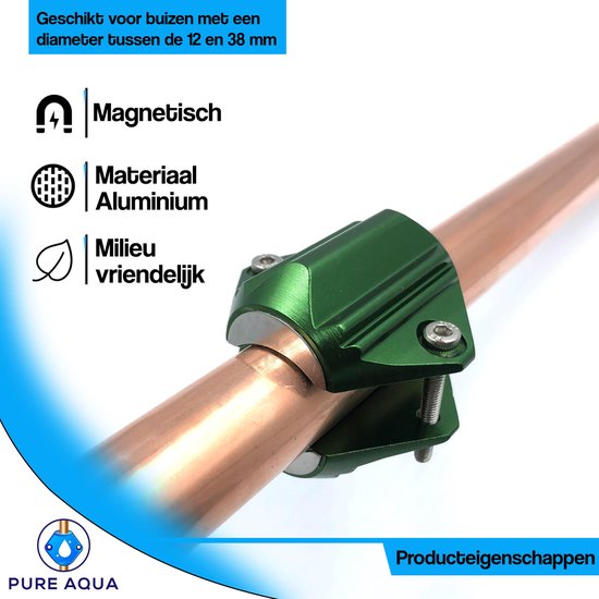 Een waterontharder magneet of een losse waterontharder