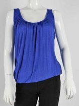 Dames Ballon Top Emily - Kobalt - One Size