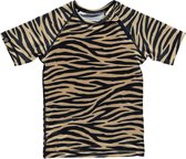 Beach & Bandits - UV Zwemshirt voor kinderen - Tiger Shark - Bruin - maat 116-122cm