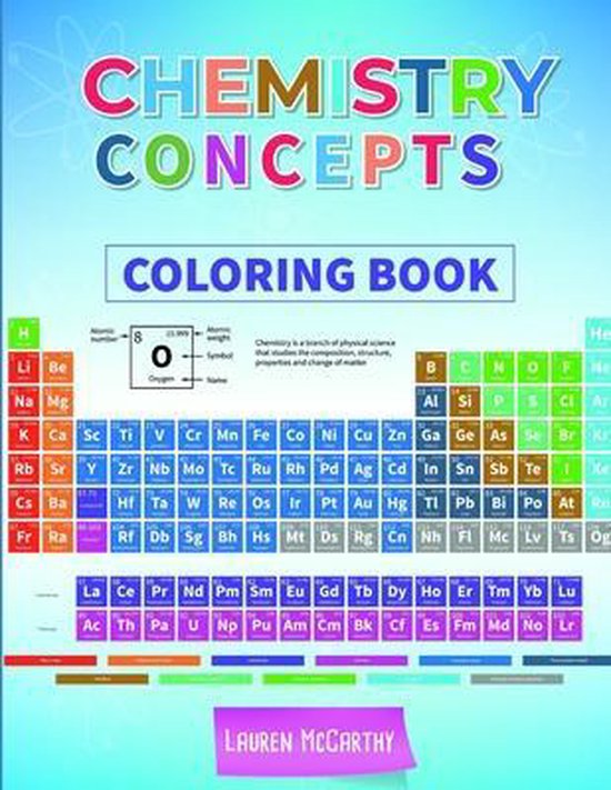 Chemistry Concepts Coloring Book - cover