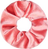 Scrunchie velvet vintage pink, haaraccessoire