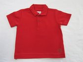 petit bateau , jongens , polo korte mouw , rood , effen , classic , 12 maand 74