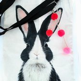 Feestbeest-kids Totebag kinderen konijn