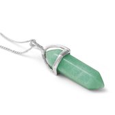 Kasey Groene Aventurijn hanger aan ketting