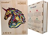 Regenboog Eenhoorn - Houten Puzzel Volwassenen - Jigsaw puzzels - A3 formaat