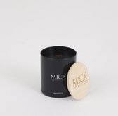 Mica Decorations Geurkaars - H8,5 x Ø7,5 cm - Wood Fire