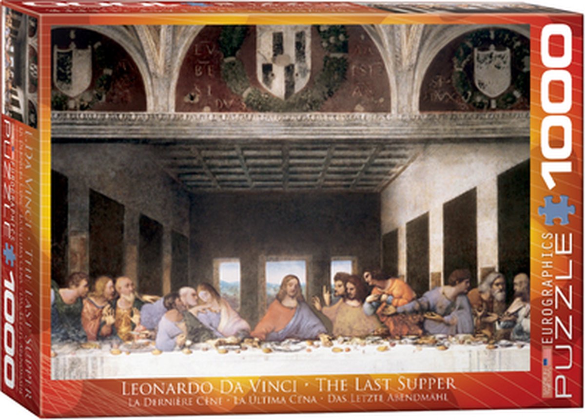Leonardo da Vinci - The Last Supper Puzzel (1000 stukjes)