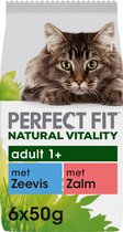 Perfect Fit Adult 1+ Katten Natvoer - Zalm & Zeevis - 36 x 50 gr