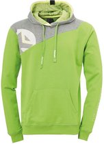 Kempa Core 2.0 Hoody Kind Hoop Groen-Donker Grijs Melange Maat 140