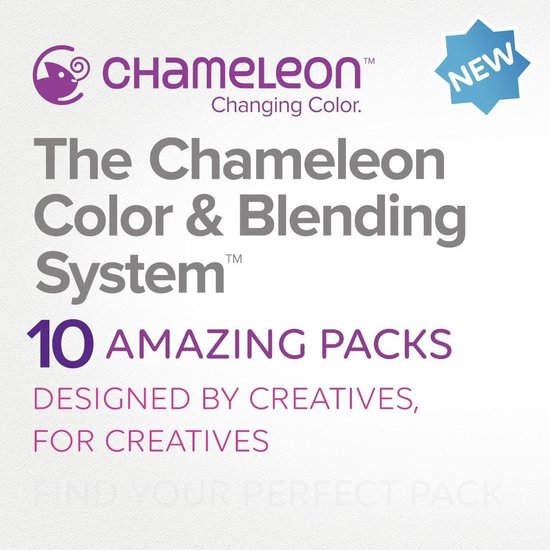 Chameleon 5 Color Tops Cool Tones Set