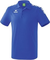 Erima Essential 5-C Polo New Royal Blauw-Wit Maat 3XL