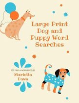 Large Print Dog and Puppy Word Searches