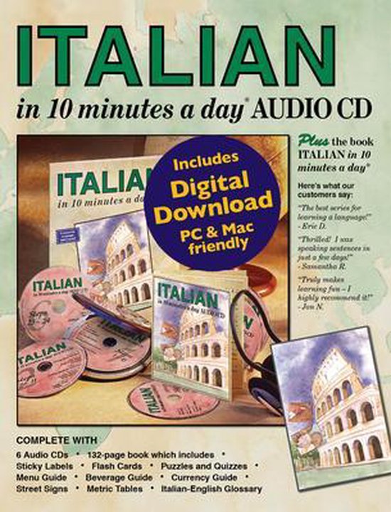 Italian In 10 Minutes Day PB & AUDIO CD