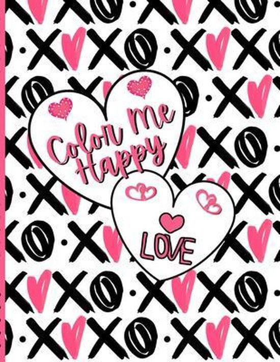 Coloring Book COLOR ME HAPPY - cover