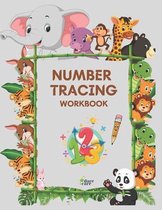 Number Tracing Workbook: Learning Numbers Practice, Kindergarten, Homeschool, Learn to Count, Writing Practice, Kids ages 3-5