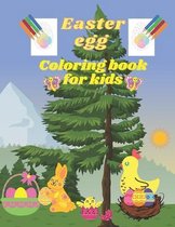 Easter egg: Coloring book for kids