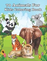 70 animals for kids coloring book
