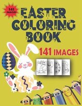 coloring book for kids: 141 Easter Coloring Pages for Kids 3-8, various and fun activity for baby boys and girls - perfect gift for children