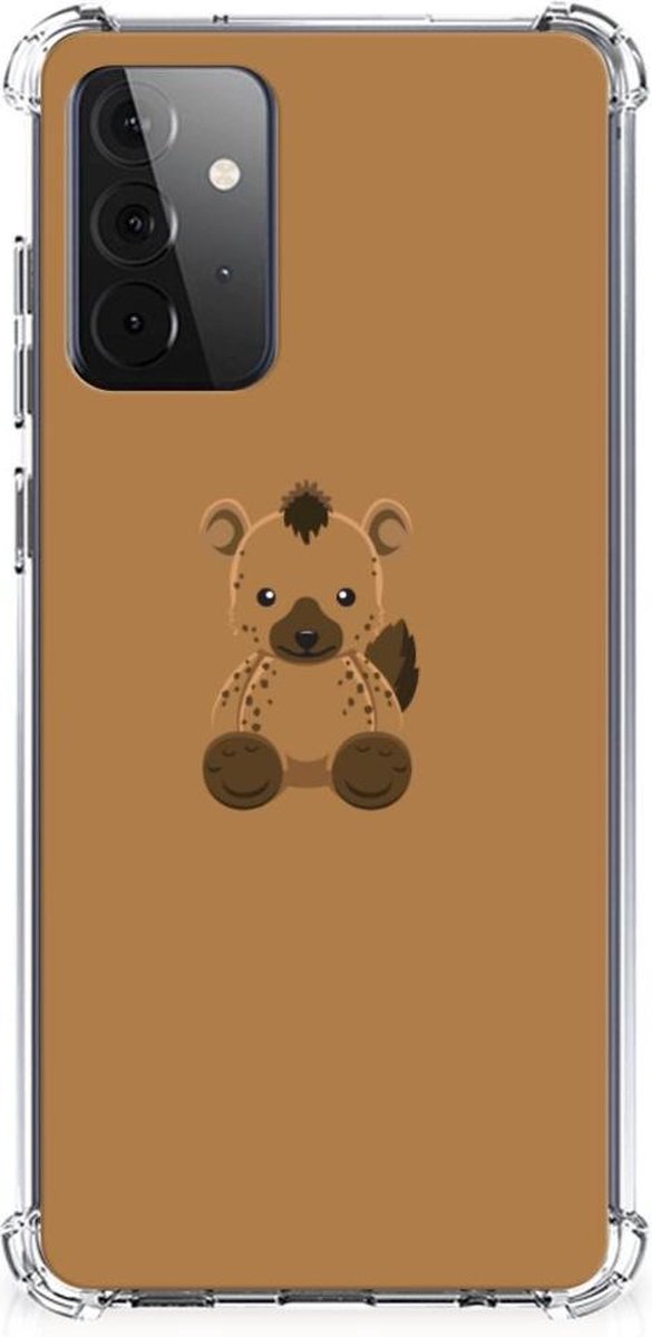 Samsung Galaxy A72 4G/5G Stevig Bumper Hoesje Baby Hyena