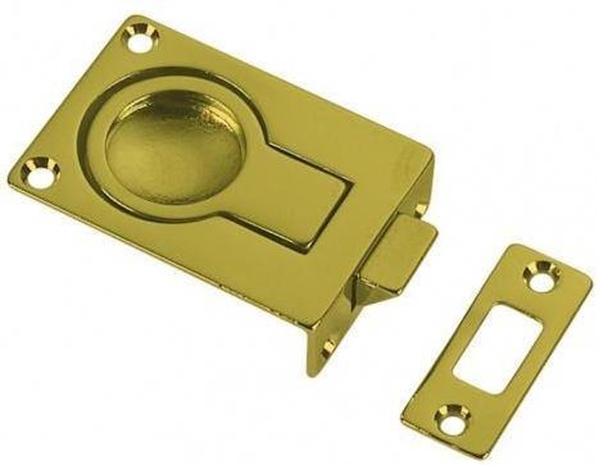 Luikring 57x40mm, chroom