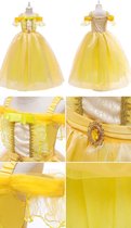 WiseGoods Premium Belle en het Beest Verkleedkleding - Kinderkostuum Meisje - Verkleedpak Kinderen - Kinderkostuum - Maat 116-122