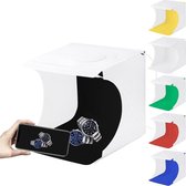 PULUZ 25 Cm Fotostudio Box - Opvouwbare Mini Lichtstudio Met 12 Achtergronden En Ringlicht