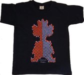 Anha'Lore Designs - Clown - Kinder t-shirt - Navy - 9/11j (134/146)