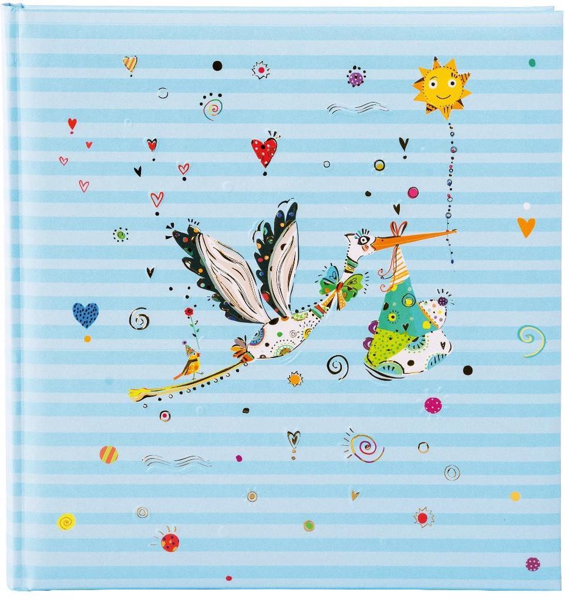 GOLDBUCH GOL-15446 TURNOWSKY Babyalbum ADEBAR blauw (zonder tekst) als Fotoboek OP=OP