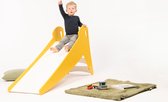 Dipperdee houten glijbaan geel - 155cm x 74cm x 42cm