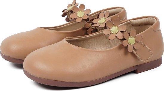 Chaussures Paxico | Fleurs rougissantes | Ballerines Fille - Marron