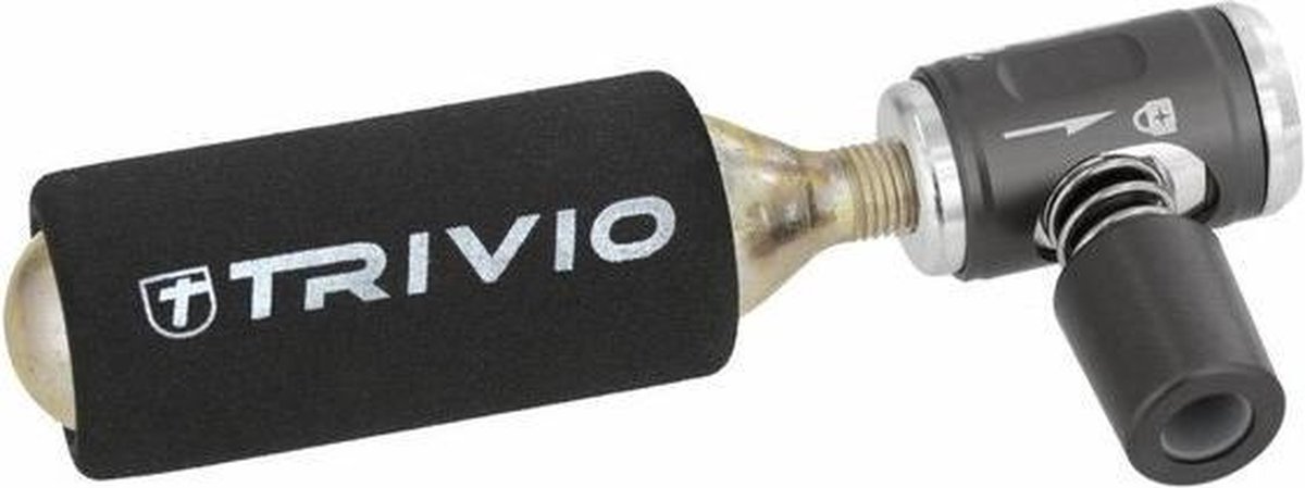 TRIVIO - CO2 Adapter + CO2 Patroon 16 gram + Neoprene Huls - Trivio
