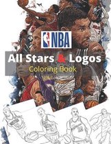 NBA All Stars & Logos Coloring Book