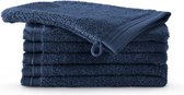 Bamatex Home Textiles - Collectie Emotion - Washandje - NAVY BLUE - set van 12 stuks - Egeïsche gekamde katoen - 540 g/m2