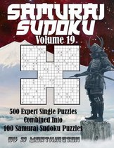 Sudoku Samurai Puzzles Large Print for Adults and Kids Expert Volume 19