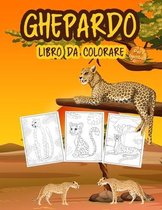 Ghepardo Libro da Colorare per i Bambini