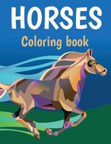 Horses Coloring Book