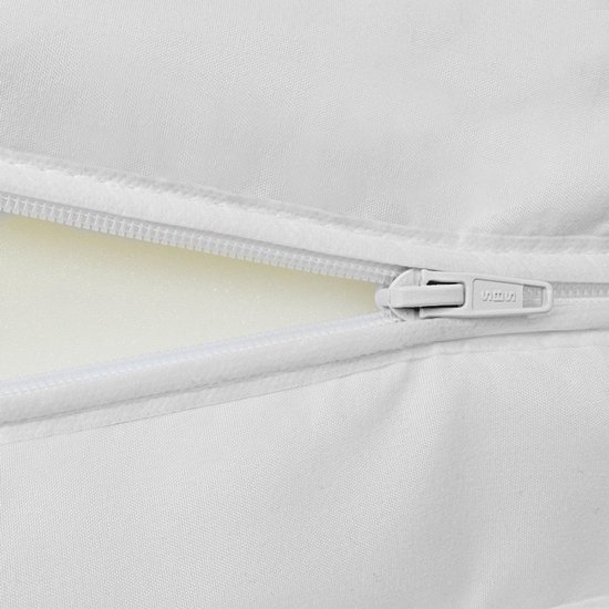 Matelas - 140x200 - 7 zones - mousse froide - housse en microfibre - 15 cm de hauteur - moyenne et dure