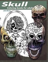 Skull coloring books for adults