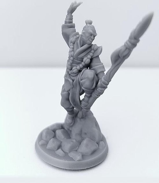 Afbeelding van het spel 3D Printed Miniature - Monk Male 01 - Dungeons & Dragons - Hero of the Realm KS