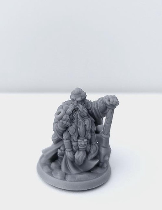 Afbeelding van het spel 3D Printed Miniature - Dwarf Male 02 - Dungeons & Dragons - Hero of the Realm KS