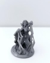 3D Printed Miniature - Necromancer Female 01 - Dungeons & Dragons - Hero of the Realm KS