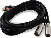 FrontStage Aansluitkabel 3 m 2 x XLR naar Cinch