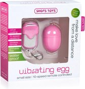 10 Speed Remote Vibrating Egg - Small - Pink