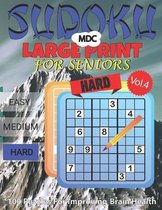MDC Sudoku Large Print For Seniors - Vol.4