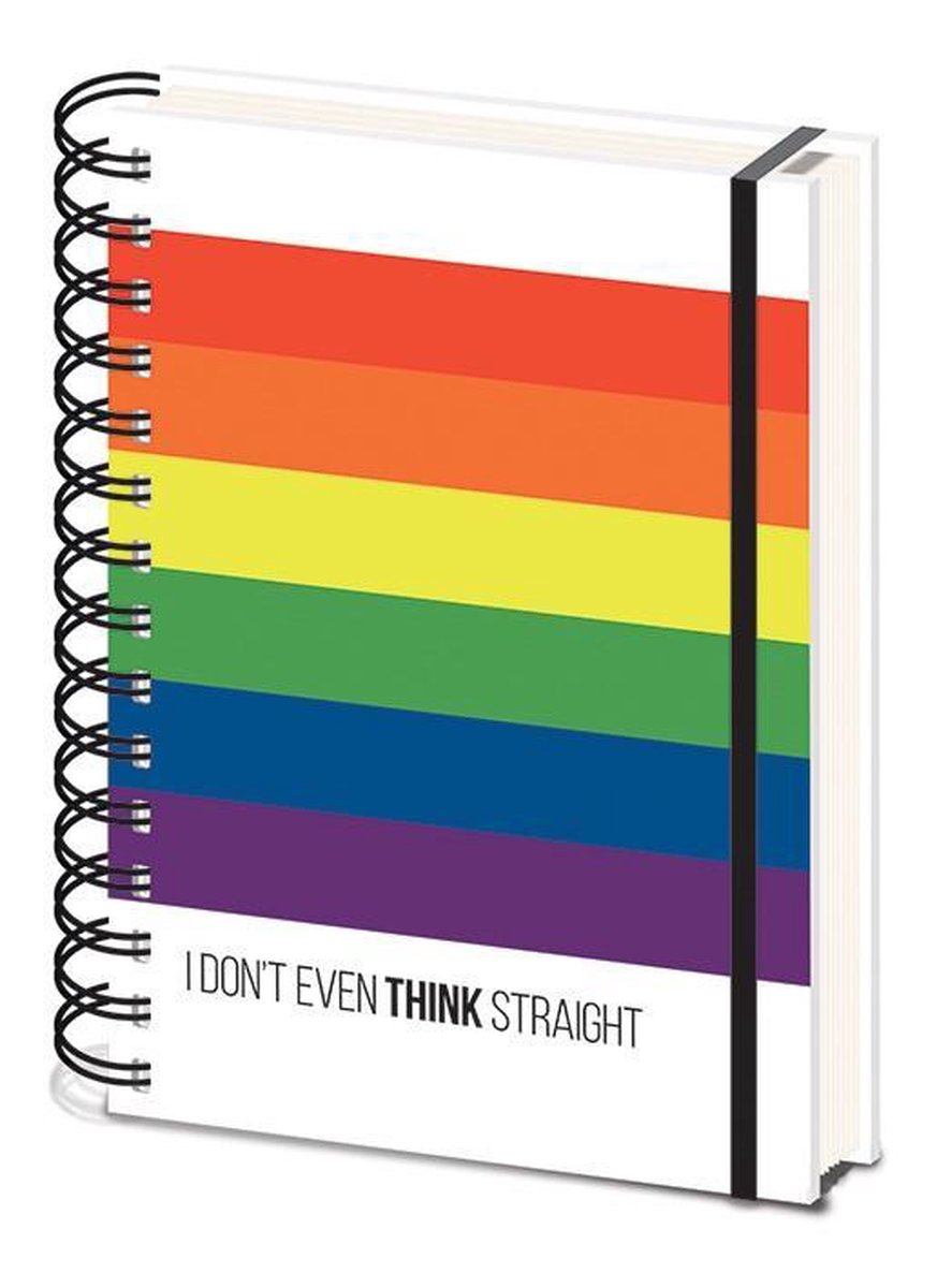 Friends LGTB I Don't Even Think Straight A5 Notitieboek
