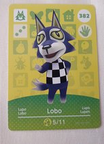 Amiibo animal crossing new horizons kaarten origineel Eu : 382 Lobo