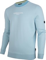 Cavallaro Napoli - Heren Sweater - Gelato Sweat - Licht Blauw - Maat XXL