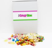 Snoep mix pakket & Snoepgoed doos - The Candy Box - De Snoep Dans 0,5 Kg Uitdeel en verjaardag cadeau doos voor vrouwen, mannen en kinderen met: Kauwgombal, Royal Sweet, Manna, Lol