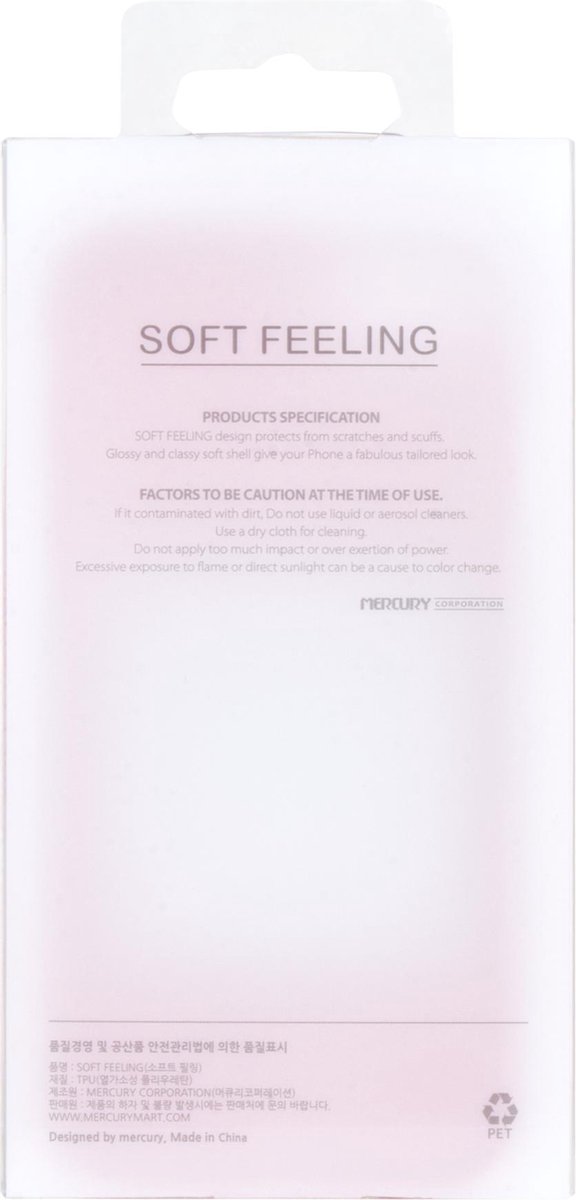 Apple Hoesje geschikt voor Apple iPhone 12 / 12 Pro - Soft Feeling Case - Back Cover - Licht Blauw